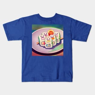 Kawaii Anime Sushi Kids T-Shirt